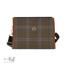 Scottish Canvas Bag Kennedy Weathered Clan Tartan Waterproof Canvas Bag - Classic Scottish Plaid Tartan Plaid