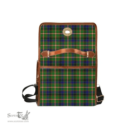 Scottish Canvas Bag Reid Green Clan Tartan Waterproof Canvas Bag - Classic Scottish Plaid Tartan Plaid