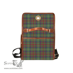 Scottish Canvas Bag Shaw Green Modern Clan Tartan Waterproof Canvas Bag - Classic Scottish Plaid Tartan Plaid