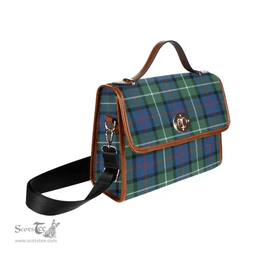 Scottish Canvas Bag Davidson of Tulloch Clan Tartan Waterproof Canvas Bag - Classic Scottish Plaid Tartan Plaid