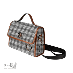 Scottish Canvas Bag Glendinning Clan Clan Tartan Waterproof Canvas Bag - Crest Classic Scottish Plaid Tartan Plaid