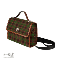 Scottish Canvas Bag Buchan Modern Clan Tartan Waterproof Canvas Bag - Classic Scottish Plaid Tartan Plaid
