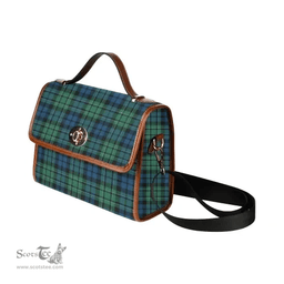 Scottish Canvas Bag MacCallum Ancient Clan Tartan Waterproof Canvas Bag - Classic Scottish Plaid Tartan Plaid