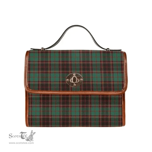 Scottish Canvas Bag Buchan Ancient Clan Tartan Waterproof Canvas Bag - Classic Scottish Plaid Tartan Plaid