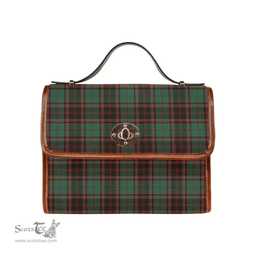 Scottish Canvas Bag Buchan Ancient Clan Tartan Waterproof Canvas Bag - Classic Scottish Plaid Tartan Plaid