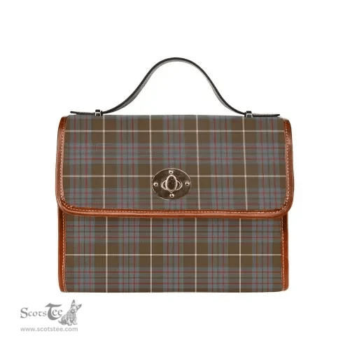 Scottish Canvas Bag MacIntyre Hunting Weathered Clan Tartan Waterproof Canvas Bag - Classic Scottish Plaid Tartan Plaid