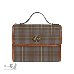 Scottish Canvas Bag MacIntyre Hunting Weathered Clan Tartan Waterproof Canvas Bag - Classic Scottish Plaid Tartan Plaid