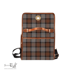 Scottish Canvas Bag Cameron of Erracht Weathered Clan Tartan Waterproof Canvas Bag - Classic Scottish Plaid Tartan Plaid