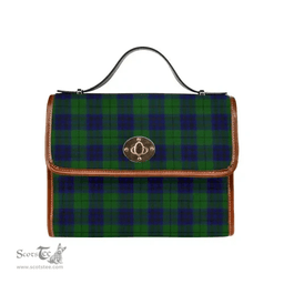 Scottish Canvas Bag Keith Modern Clan Tartan Waterproof Canvas Bag - Classic Scottish Plaid Tartan Plaid