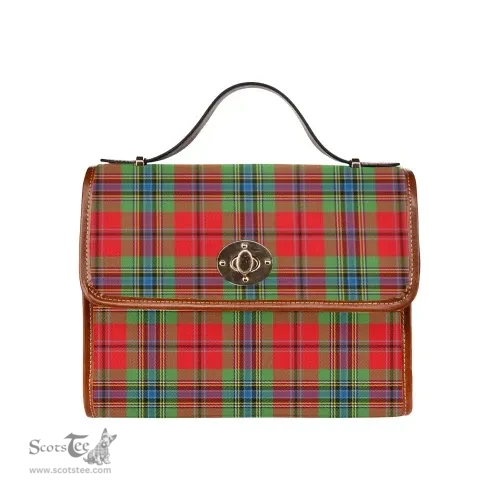 Scottish Canvas Bag MacLean of Duart Modern Clan Tartan Waterproof Canvas Bag - Classic Scottish Plaid Tartan Plaid