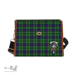 Scottish Canvas Bag Duncan Clan Clan Tartan Waterproof Canvas Bag - Crest Classic Scottish Plaid Tartan Plaid
