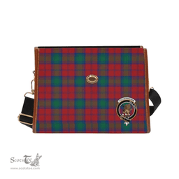 Scottish Canvas Bag Fotheringham Clan Clan Tartan Waterproof Canvas Bag - Crest Classic Scottish Plaid Tartan Plaid