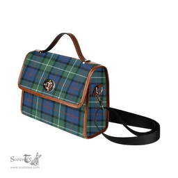 Scottish Canvas Bag Davidson of Tulloch Clan Tartan Waterproof Canvas Bag - Classic Scottish Plaid Tartan Plaid