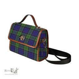 Scottish Canvas Bag Newman Clan Tartan Waterproof Canvas Bag - Classic Scottish Plaid Tartan Plaid