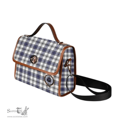 Scottish Canvas Bag Hannay Clan Clan Tartan Waterproof Canvas Bag - Crest Classic Scottish Plaid Tartan Plaid