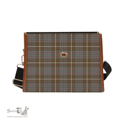 Scottish Canvas Bag MacIntyre Hunting Weathered Clan Tartan Waterproof Canvas Bag - Classic Scottish Plaid Tartan Plaid