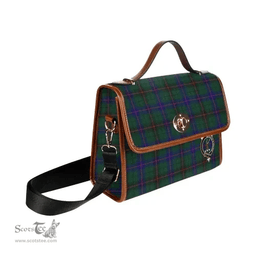 Scottish Canvas Bag Davidson Clan Clan Tartan Waterproof Canvas Bag - Crest Classic Scottish Plaid Tartan Plaid