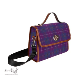 Scottish Canvas Bag Pride of Glencoe Clan Tartan Waterproof Canvas Bag - Classic Scottish Plaid Tartan Plaid