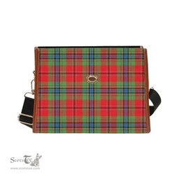 Scottish Canvas Bag MacLean of Duart Modern Clan Tartan Waterproof Canvas Bag - Classic Scottish Plaid Tartan Plaid