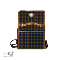 Scottish Canvas Bag Clelland Clan Clan Tartan Waterproof Canvas Bag - Crest Classic Scottish Plaid Tartan Plaid