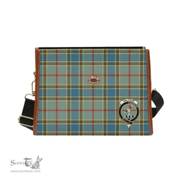 Scottish Canvas Bag Balfour Clan Clan Tartan Waterproof Canvas Bag - Crest Classic Scottish Plaid Tartan Plaid