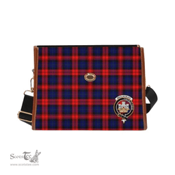 Scottish Canvas Bag MacLachlan Clan Clan Tartan Waterproof Canvas Bag - Crest Classic Scottish Plaid Tartan Plaid