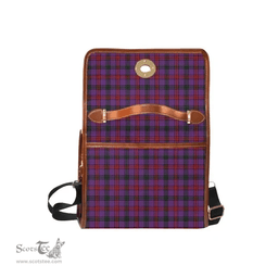 Scottish Canvas Bag Montgomery Clan Clan Tartan Waterproof Canvas Bag - Crest Classic Scottish Plaid Tartan Plaid
