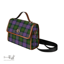 Scottish Canvas Bag Blair Modern Clan Tartan Waterproof Canvas Bag - Classic Scottish Plaid Tartan Plaid