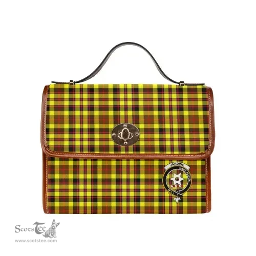 Scottish Canvas Bag Jardine Clan Clan Tartan Waterproof Canvas Bag - Crest Classic Scottish Plaid Tartan Plaid