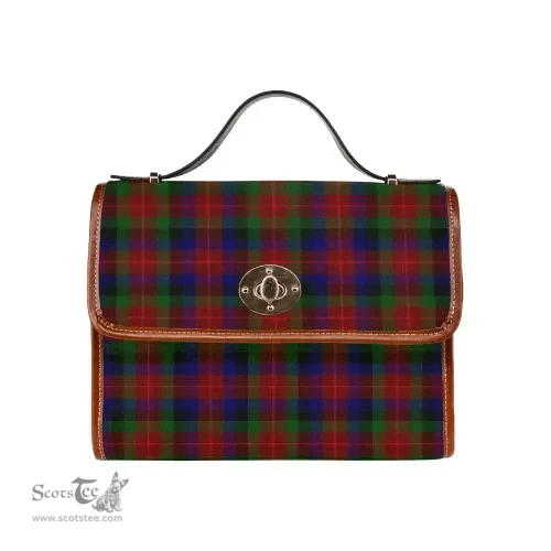 Scottish Canvas Bag Tennant Clan Tartan Waterproof Canvas Bag - Classic Scottish Plaid Tartan Plaid