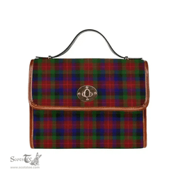 Scottish Canvas Bag Tennant Clan Tartan Waterproof Canvas Bag - Classic Scottish Plaid Tartan Plaid