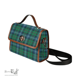 Scottish Canvas Bag Urquhart Ancient Clan Tartan Waterproof Canvas Bag - Classic Scottish Plaid Tartan Plaid