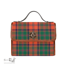 Scottish Canvas Bag Stewart of Appin Ancient Clan Tartan Waterproof Canvas Bag - Classic Scottish Plaid Tartan Plaid