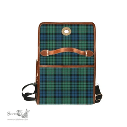Scottish Canvas Bag MacCallum Ancient Clan Tartan Waterproof Canvas Bag - Classic Scottish Plaid Tartan Plaid