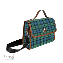 Scottish Canvas Bag Campbell Ancient 01 Clan Tartan Waterproof Canvas Bag - Classic Scottish Plaid Tartan Plaid