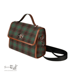 Scottish Canvas Bag Buchan Ancient Clan Tartan Waterproof Canvas Bag - Classic Scottish Plaid Tartan Plaid