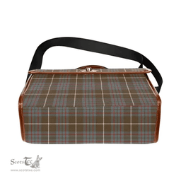 Scottish Canvas Bag MacIntyre Hunting Weathered Clan Tartan Waterproof Canvas Bag - Classic Scottish Plaid Tartan Plaid