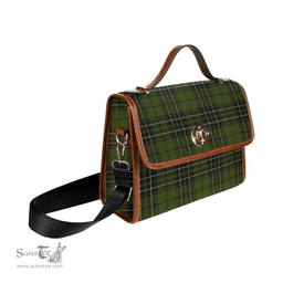 Scottish Canvas Bag MacLean Hunting Clan Tartan Waterproof Canvas Bag - Classic Scottish Plaid Tartan Plaid
