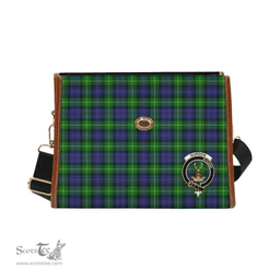 Scottish Canvas Bag Gordon Clan Clan Tartan Waterproof Canvas Bag - Crest Classic Scottish Plaid Tartan Plaid
