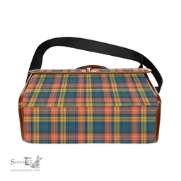 Scottish Canvas Bag Buchanan Ancient Clan Tartan Waterproof Canvas Bag - Classic Scottish Plaid Tartan Plaid