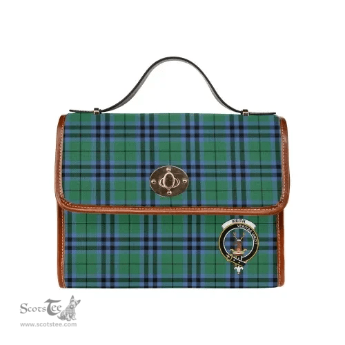 Scottish Canvas Bag Keith Clan Clan Tartan Waterproof Canvas Bag - Crest Classic Scottish Plaid Tartan Plaid