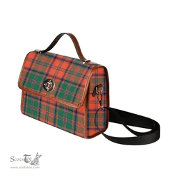 Scottish Canvas Bag Stewart of Appin Ancient Clan Tartan Waterproof Canvas Bag - Classic Scottish Plaid Tartan Plaid