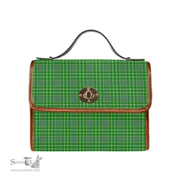 Scottish Canvas Bag Currie Clan Tartan Waterproof Canvas Bag - Classic Scottish Plaid Tartan Plaid