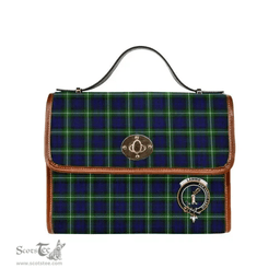 Scottish Canvas Bag Lammie Clan Clan Tartan Waterproof Canvas Bag - Crest Classic Scottish Plaid Tartan Plaid