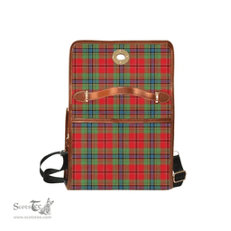 Scottish Canvas Bag MacLean of Duart Modern Clan Tartan Waterproof Canvas Bag - Classic Scottish Plaid Tartan Plaid