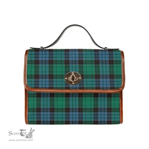 Scottish Canvas Bag Stewart Old Ancient Clan Tartan Waterproof Canvas Bag - Classic Scottish Plaid Tartan Plaid