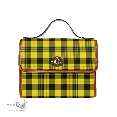 Scottish Canvas Bag MacLeod of Lewis Modern Clan Tartan Waterproof Canvas Bag - Classic Scottish Plaid Tartan Plaid