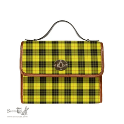 Scottish Canvas Bag MacLeod of Lewis Modern Clan Tartan Waterproof Canvas Bag - Classic Scottish Plaid Tartan Plaid