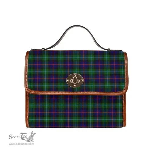 Scottish Canvas Bag Campbell of Cawdor Modern Clan Tartan Waterproof Canvas Bag - Classic Scottish Plaid Tartan Plaid