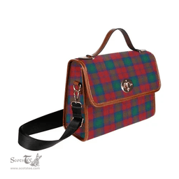 Scottish Canvas Bag Lindsay Modern Clan Tartan Waterproof Canvas Bag - Classic Scottish Plaid Tartan Plaid